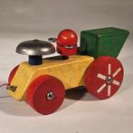 Houten Speelgoed Trein met Bel & Trekkoord, Gebruikt, O, N, Compact