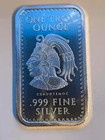'1 ounce zilver aztec sunstone, Postzegels en Munten, Edelmetalen en Baren, Ophalen of Verzenden, Zilver