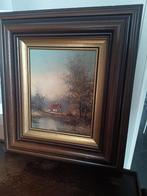 olieverf stilleven op doek, Antiek en Kunst, Kunst | Schilderijen | Klassiek, Ophalen of Verzenden