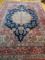 Vintage handgeknoopt perzisch tapijt kirman 356x248, 200 cm of meer, 200 cm of meer, Gebruikt, Rechthoekig
