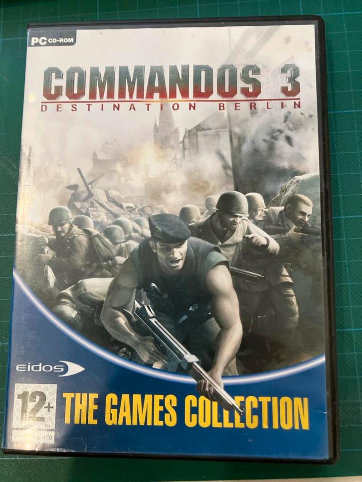 Commandos 3: Destination Berlin - PC Game, Spelcomputers en Games, Games | Pc, Gebruikt, Strategie en Constructie, 1 speler, Vanaf 12 jaar