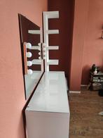 Ikea Malm make-up tafel met Lack wandrek, Huis en Inrichting, Tafels | Kaptafels, Ophalen, 50 tot 100 cm, Zo goed als nieuw, Minder dan 100 cm