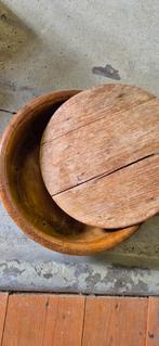 Houten kaasvorm met deksel, Ophalen of Verzenden