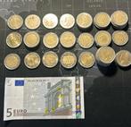 Verzameling 2 euro munten en biljet €5, Munten en Bankbiljetten, Nederland en Buitenland, Ophalen of Verzenden