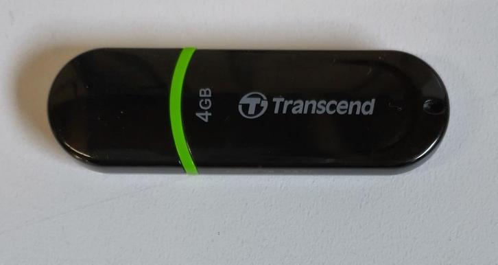 4GB Transcend Flash Drive 300 UDisk USB 2.0, Computers en Software, USB Sticks, Zo goed als nieuw, 4 GB, Ophalen of Verzenden