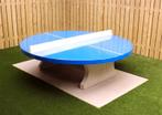 HeBlad Tafeltennistafel Beton rond Blauw, Sport en Fitness, Tafeltennis, Ophalen of Verzenden, Nieuw, Tafel Outdoor