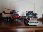 Lego vrachtwagen met helikopter, Ophalen, Zo goed als nieuw