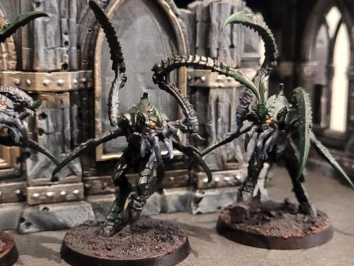 Von Ryan’s Leapers Tyranids, Hobby en Vrije tijd, Wargaming, Gebruikt, Warhammer 40000, Figuurtje(s), Geverfd, Ophalen of Verzenden