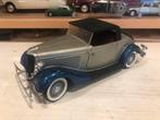 1:18 Ford V8 Roadster Solido Grijs/blauw, Ophalen of Verzenden, Gebruikt, Auto, Solido