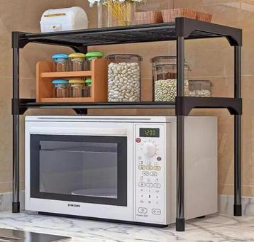 Opbergrek kastje rek rekje magnetron badkamer keuken Zwart beschikbaar voor biedingen