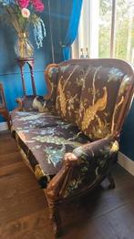 Prachtige Pauwen barok bank, Ophalen, Hoeksehifstraat 6 ressen, Elles exclusives styling, Zo goed als nieuw
