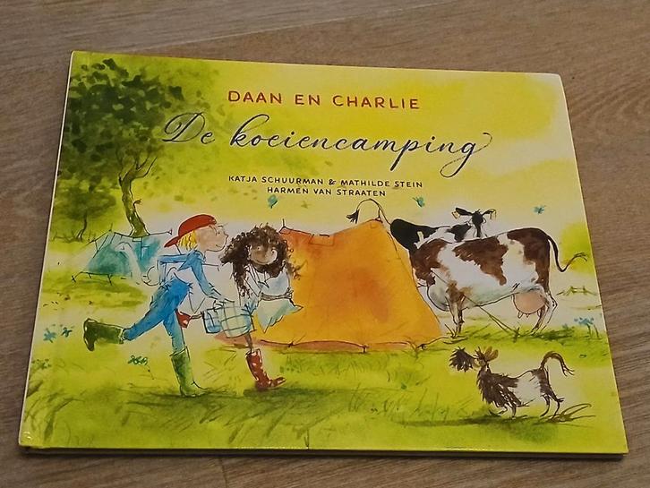 Daan & Charlie , De koeiencamping., Boeken, Kinderboeken | Jeugd | onder 10 jaar, Zo goed als nieuw, Fictie algemeen, Ophalen of Verzenden
