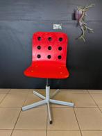 Ikea Jules bureaustoel - Rood - Verstelbaar, Ophalen, Zo goed als nieuw, Nvt, Bureaustoel