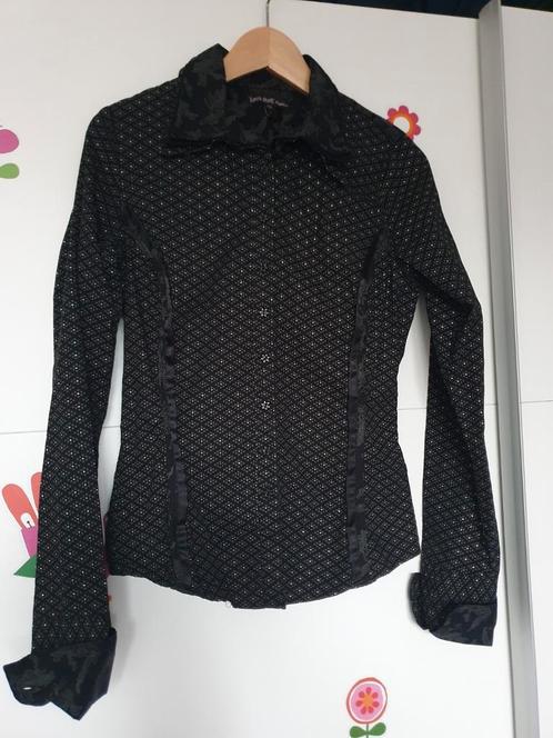 Zwarte blouse maat S, Kleding | Dames, Blouses en Tunieken, Zo goed als nieuw, Maat 36 (S), Zwart, Ophalen of Verzenden