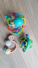 Set babyspeelgoed tot 1 jaar, Kinderen en Baby's, Ophalen of Verzenden, Zo goed als nieuw, Rammelaar, Met wieltjes