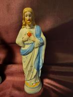 Antiek porseleinen jezus beeldje ca 20 cm, Ophalen of Verzenden