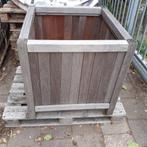 hardhouten plantenbak 80 bij 80cm, Tuin en Terras, Bloembakken en Plantenbakken, Ophalen, Gebruikt, Rond, 60 cm of meer