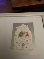 CHRISTL VOGL  1989 / KERSTMAN IN KERSTKAART, Ophalen of Verzenden, 1980 tot heden, Feest(dag)