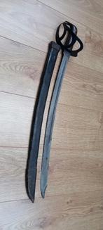 Klewang KNIL hembrug plaatje, Ophalen of Verzenden, Landmacht, Nederland, Embleem of Badge