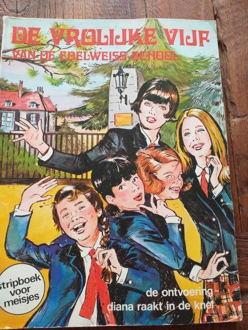 Stripboek De Vrolijke 5 van de Edelweiss school ( Jola ), Boeken, Stripboeken, Gelezen, Eén stripboek, Verzenden