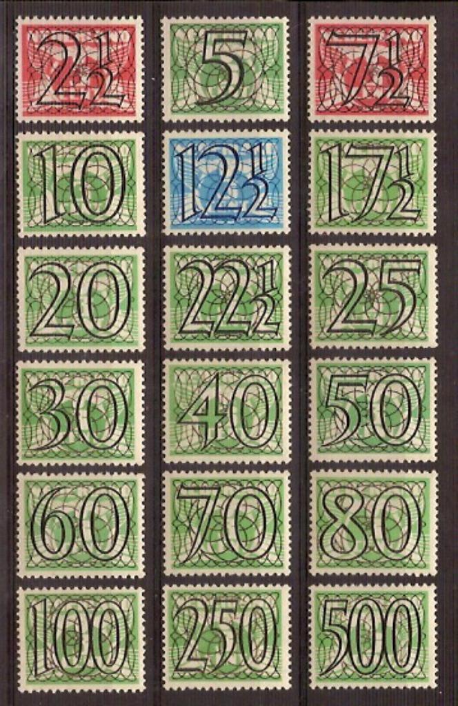 Nederland NVPH nr 356/73 postfris Guilloche 1940, Postzegels en Munten, Postzegels | Nederland, Postfris, T/m 1940, Verzenden
