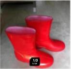 Meisjes laarsjes maat 30 kleur rood., Meisje, Ophalen of Verzenden, Laarzen, Zo goed als nieuw
