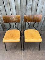 Twist'n frame | two tone vintage stoelen | 200! op voorraad, Verzenden, Zwart, Vijf, Zes of meer stoelen, Metaal