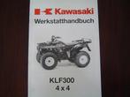 Kawasaki KLF300 4x4 1989 - 1996 ATV Quad werkstatt handbuch, Ophalen of Verzenden, Kawasaki