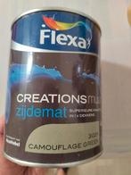 Flexa Creations muurverf zijdemat camouflage green 3029, Doe-het-zelf en Verbouw, Nieuw, Ophalen of Verzenden, Verf, Minder dan 5 liter