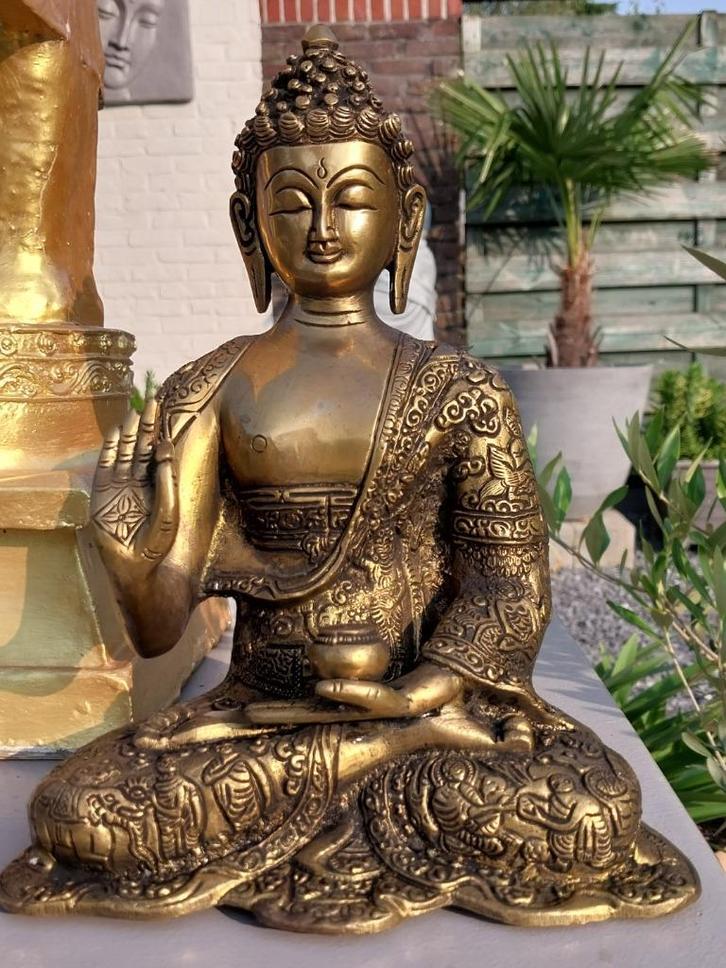 Buddha,Nepalese Boeddhabeeld,Yagya-gewaad, Huis en Inrichting, Woonaccessoires | Boeddhabeelden, Zo goed als nieuw, Ophalen