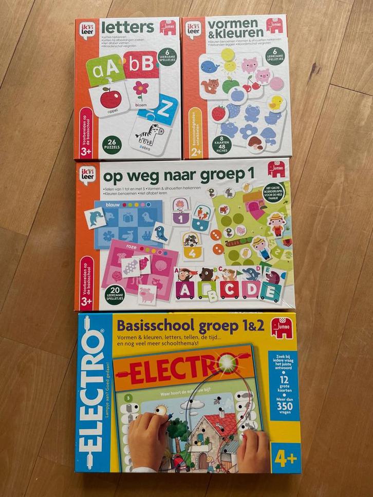 spellen peuters en kleuters van Jumbo, Kinderen en Baby's, Speelgoed | Educatief en Creatief, Zo goed als nieuw, Elektronica, Puzzelen