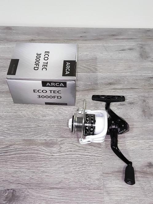 NIEUW Arca Eco Tec 3000 FD Molen 4-Lagers Aluminium Spoel, Watersport en Boten, Hengelsport | Roofvissen, Nieuw, Molen, Ophalen of Verzenden