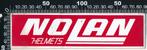 Sticker: Nolan Helmets, Ophalen of Verzenden, Zo goed als nieuw, Auto of Motor