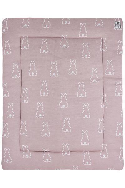 Meyco Boxkleed Rabbit Lilac, Kinderen en Baby's, Boxen, Nieuw, Rechthoekig, Boxkleed, Ophalen of Verzenden