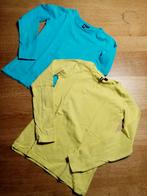 Blauwe en gele longsleeves maat 122, Kinderen en Baby's, Kinderkleding | Maat 122, Ophalen of Verzenden, Gebruikt, Meisje, Shirt of Longsleeve