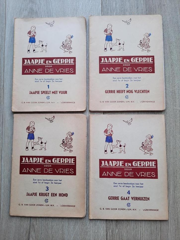 Schoolboeken Jaapje en Gerrie Anne de Vries, Boeken, Kinderboeken | Jeugd | onder 10 jaar, Gelezen, Fictie algemeen, Ophalen of Verzenden