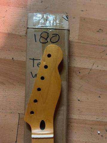 Telecaster hals” Maple roasted nitro satin” no 181 beschikbaar voor biedingen