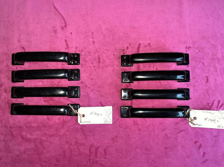 Bakelieten oude deurgrepen, lades greep, en suite, haldeur, Antiek en Kunst, Curiosa en Brocante, Ophalen of Verzenden