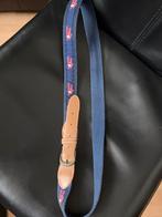 Z.g.a.n/nepleer donkerblauw print vliegtuig/riem ceintuur, Kleding | Heren, Riemen en Ceinturen, Ophalen of Verzenden, Zo goed als nieuw