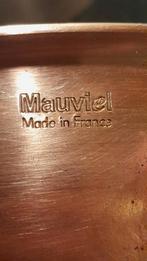 Vintage 4 delige koperen pannenset Mauviel, Huis en Inrichting, Keuken | Potten en Pannen, Ophalen of Verzenden, Gebruikt, Overige materialen