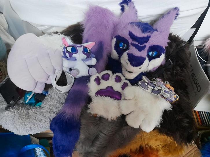 Fursuit partial sergal, Hobby en Vrije tijd, Kostuums, Theaterbenodigdheden en LARP, Nieuw, Overige typen, Ophalen of Verzenden