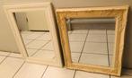 2x Wandspiegel, Vierkant, Ophalen of Verzenden, Zo goed als nieuw, 75 tot 100 cm