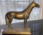 Messing paard, schofthoogte 13 cm, Antiek en Kunst, Ophalen of Verzenden