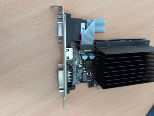 Gainward GeForce GT 710 2GB SilentFX, Computers en Software, Videokaarten, Zo goed als nieuw, Nvidia, PCI-Express 3.0, GDDR3, HDMI