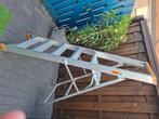 Aluminium ladder, Doe-het-zelf en Verbouw, Ladders en Trappen, Ophalen, Gebruikt, Ladder, Opvouwbaar of Inschuifbaar
