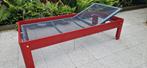 Auping auronde senioren bed met hoge kersen rood, Huis en Inrichting, Ophalen, Verstelbaar, 90 cm, Eenpersoons