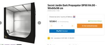 Secret Jardin Dark Propagator DP90 beschikbaar voor biedingen