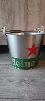 NIEUW! Heineken Metalen ijsemmer ijskoeler 5L, Verzamelen, Biermerken, Nieuw, Heineken, Ophalen of Verzenden