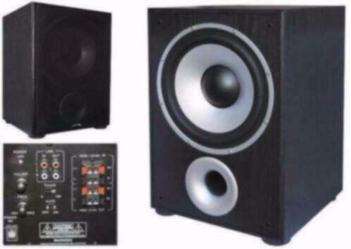 Actieve Subwoofer 100 Watt Zwart, Audio, Tv en Foto, Luidsprekers, Nieuw, Subwoofer, 120 watt of meer, Overige merken, Ophalen of Verzenden