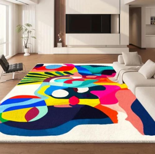 Kleurrijk Luxe Fluwelen Vloerkleed 200x300 cm, Huis en Inrichting, Stoffering | Tapijten en Kleden, Nieuw, 200 cm of meer, 200 cm of meer